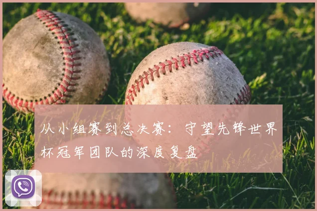 从小组赛到总决赛：守望先锋世界杯冠军团队的深度复盘